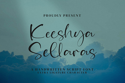 Keeshya Sellaras - Handwritten Scrpit Font letter