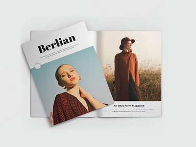 Berlian Magazine Print Template book branding design graphic design magazine printtemplate template