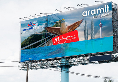 Billboard branding graphic design