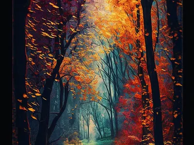Fall in Woods