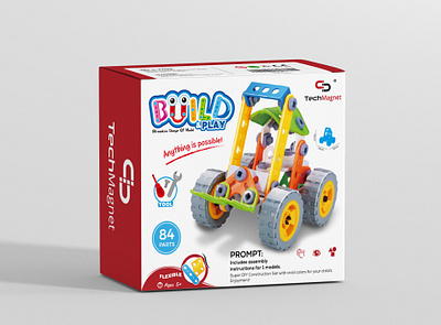 Toys packagings branding colorful design graphic graphic design packaging packaging design red toys toys packaging white