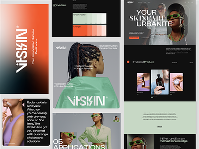 Vitskin - Brand Identity & Branding brand branding logo typography web web design website