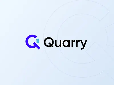 Quarry - Modern, Minimalist Letter Q Logo Design. best logo branding letter mark letter q logo logo logo design magnifying logo minimal logo modern logo popular logo quarry search logo