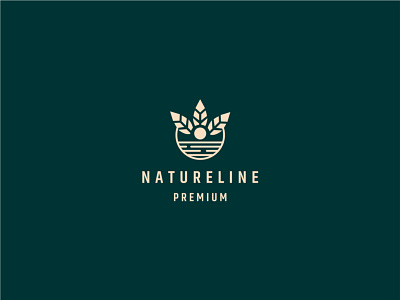 Nature line art logo 3d animation app branding business design graphic design illustration logo nature line art logo ui