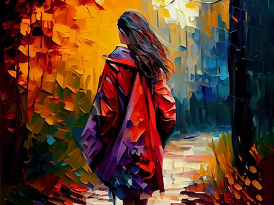 Walking in Woods