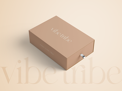 Clean minimal packaging for a beauty brand - vibe tribe beauty beauty packaging box packaging design branding clean packaging creative design drawer box graphic graphic design minimal packaging packaging design slider packaging