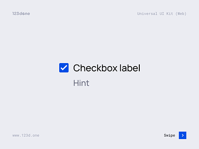 Exploring the Checkbox Component | Universal UI Kit (Web) 123done checkbox checkboxes clean component design design kit design system figma form minimalism ui ui kit uikit universal ui kit (web)