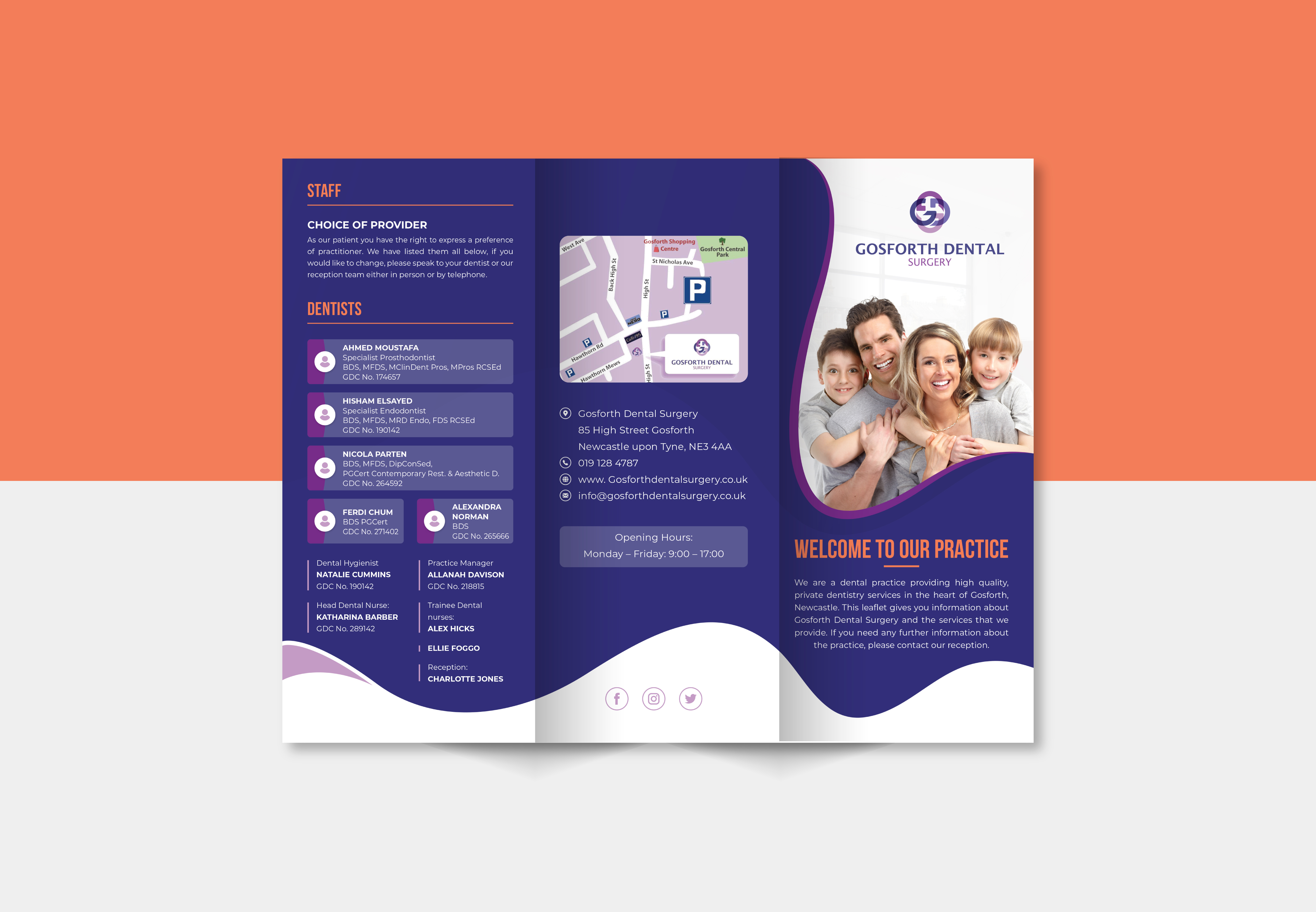 Dental Care Tri-Fold Brochure Design 3d animation bi fold brochure branding brochure brochure design clinic corporate design dental dental care dental care hospital design flyer flyer design graphic design illustration logo motion graphics tri fold brochure ui