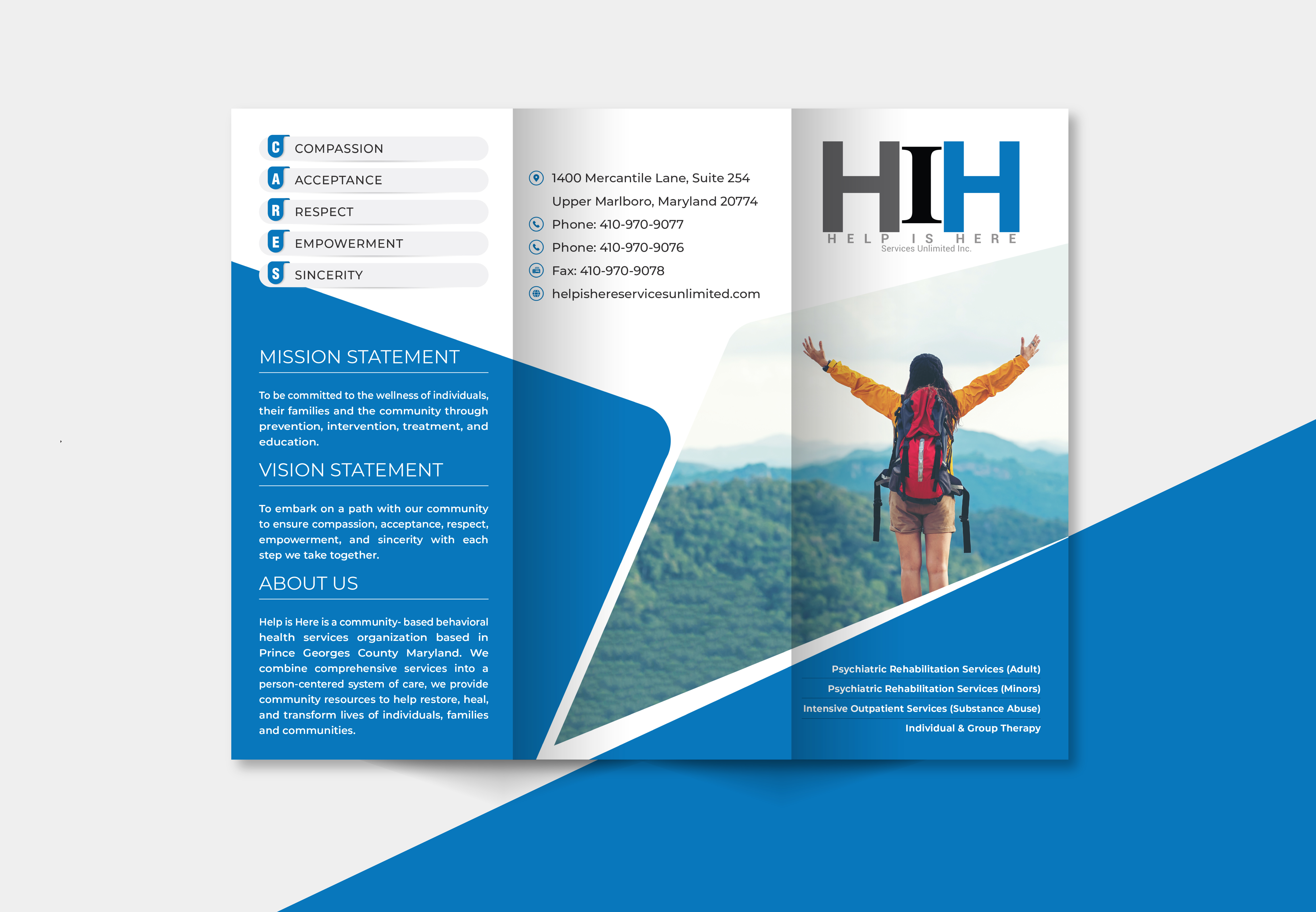 Professional Tri-Fold Brochure Design 3d animation bi fold brochure branding brochure brochure design corporate design design flyer flyer design graphic design healthcare tri fold brochure illustration logo motion graphics travel brochure travel company ui