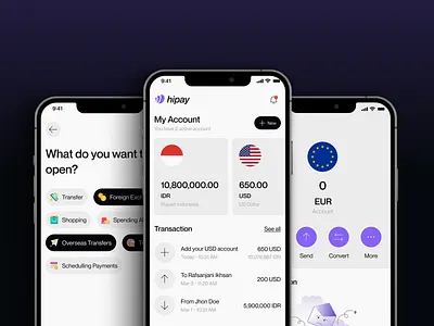 Exchange Currency App bank app bank ui branding case study design design trend designer exchange currency app figma mobile app nice design ui ui design uiux design ux design