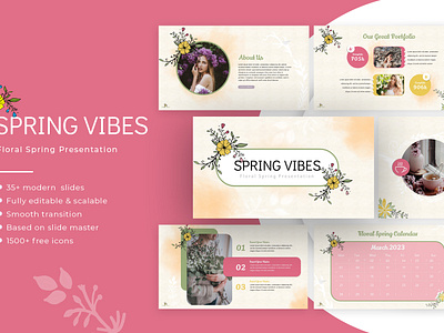 Spring Vibes-Floral Spring Template creative floral spring floral spring presentation floral spring template google slides powerpoint powerpoint design powerpoint presentation powerpoint slides powerpoint template ppt presentaitons presentation presentation design presentation skills presentation slides presentation template spring vibes spring vibes presentation spring vibes template