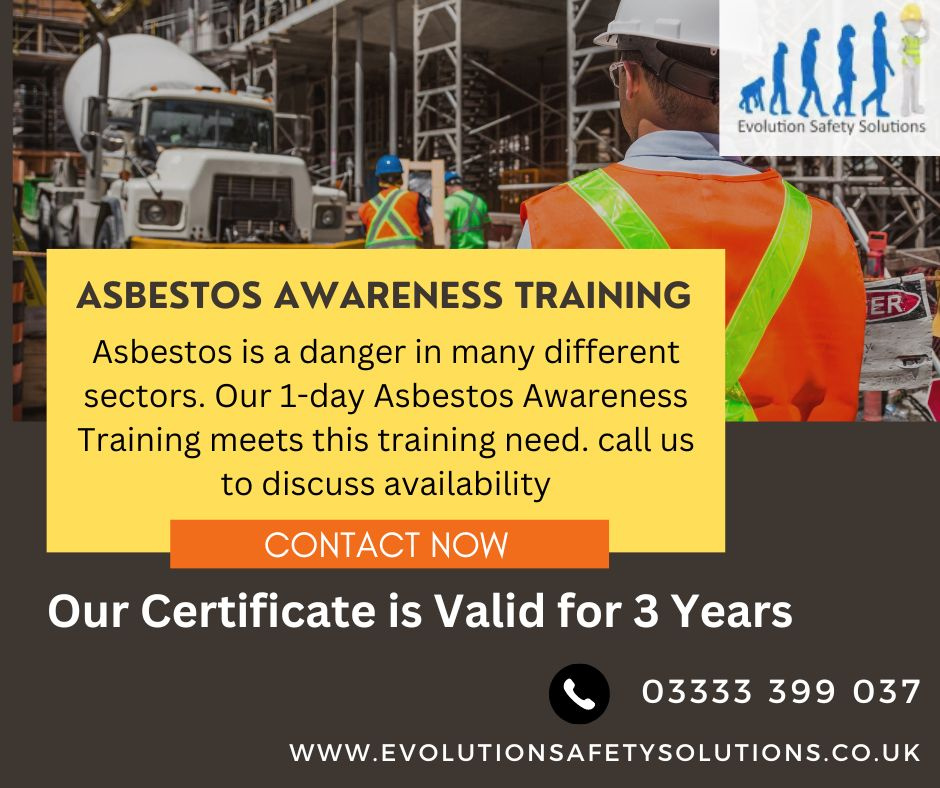 Asbestos Awareness Training Course by Evolution Safety Solutions on