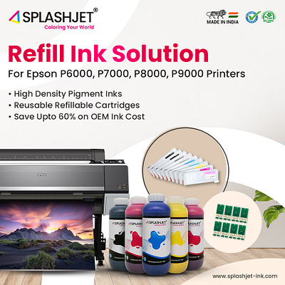 Refillable Ink Cartridge for Epson p6000 cartridge inkjet ink photo printing