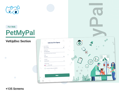 PetMyPal (Pet Parent Section) branding cat design dog pets pets app pets web ui ux