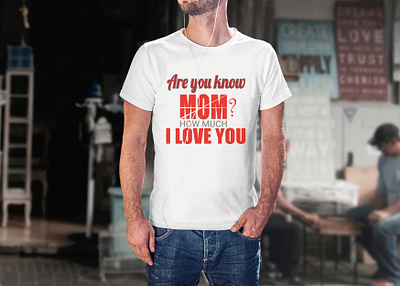Love mom t-shirt design skull