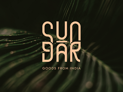 Logo for online store SunDar beauty branding cosmetics design health india logo nature online store store women