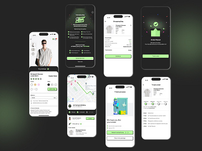 Try Styles in 1 hr - Concept UI Design app design ecommerce fashion ui ui design uidesign