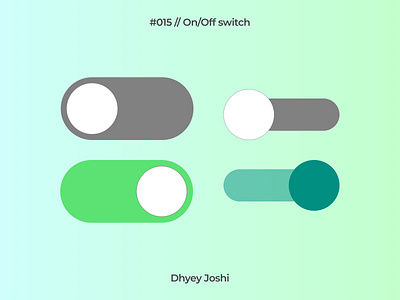 Day 015 - ON/OFF Switch branding community design figma illustration logo mobile switch ui ux website