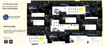 Flows Automobiles website UI/UX case study ui