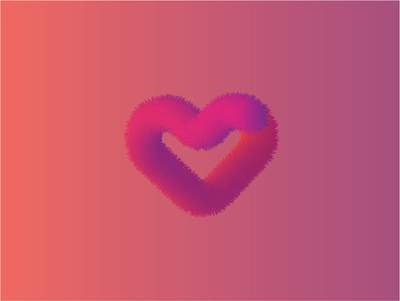 Heart shape graphic design