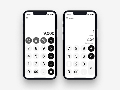 Mobile Calculator App calculator calculatorapp mobile mobileui uidesign uxdesign