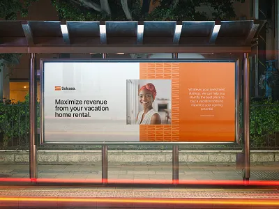 Solcasa — Billboard Design advertisement billboard brand brand design brand guidelines branding home ooh poster real estate rental sign template vacation