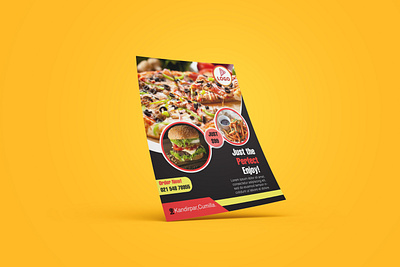 Restaurant Flyer Design branding business design flyer graphic design illustration restaurant flyer design vector