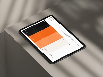 Solcasa — Color Palette accessibility brand guidelines brand manual brandbook branding color color palette contrast device efficient inclusive ipad ratio score style tablet