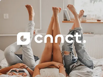 Cnnct - Branding design for the social network platform brand identity brand identity design branding branding design graphic design logo logo design logotype saas startup branding social network startup startup branding visual indentity