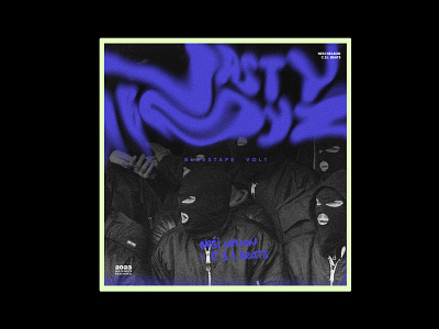 "Nasty Boyz" album cover art and typography design graphic design illustration typography