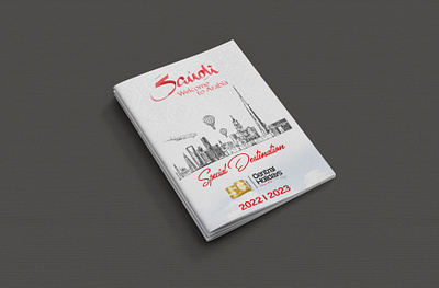 SAUDI ARABIA BROCHURE brand identity branding brochure graphic design mockups printing templets vector