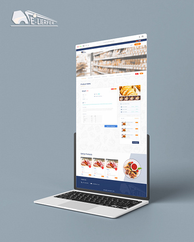 E-liefer Website Design app design design graphic design ui ux