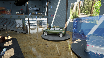 Vehicle 3d Dealership Twinmotion 3d animation architecture branding photorealistic visualization walkthrough animation