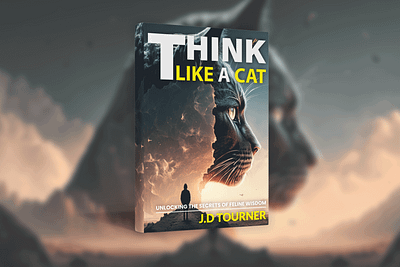 Think Like a cat amazon book ebook graphic design illustration kdp kidle pape paperback
