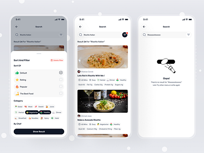 Cooking Apps By Sulton Handaya For Pelorous On Dribbble