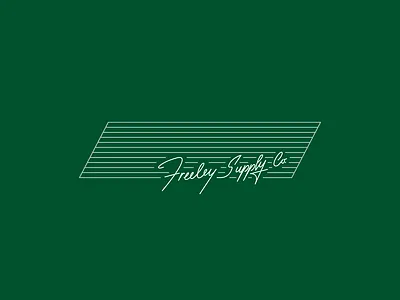 Freeley Script brand branding cool design fashion free fresh fun golf handlettering iconic identity illustration lettering logo modern retro streetwear typography vector