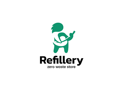 Zero waste store brand branding character design eco elegant graphic design illustration leaf logo logo design logotype mark mascot minimalism minimalistic modern natural nature sign