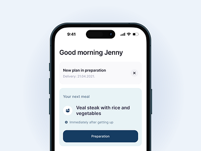 Nutritionist – Home analysis analytics app cards clean design food health healthcare home ios measure medical minimal mobile modern nutritionist product ui white