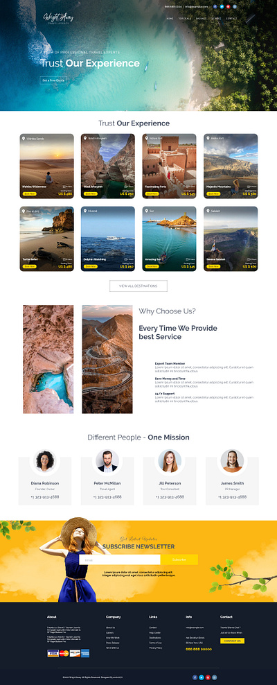 Travel Agency design graphic design ui ux