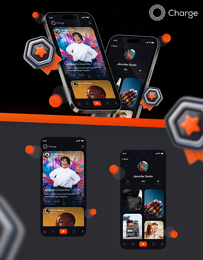 social app for creators app appdesign design graphic design screen socialmedia ui uiux ux