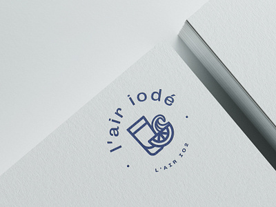L'air iodé - Branding branding graphic design logo