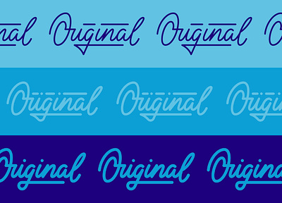 Original (Goods) Typography branding consumer cpg design handlettering identity illustration lettering line logo marijuana monoweight style type typography vector