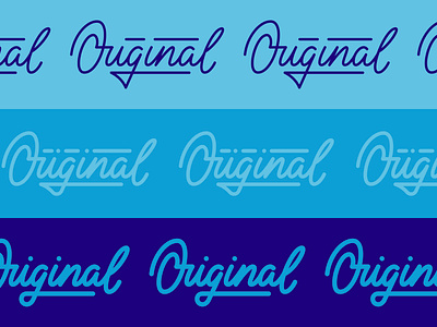 Original (Goods) Typography branding consumer cpg design handlettering identity illustration lettering line logo marijuana monoweight style type typography vector