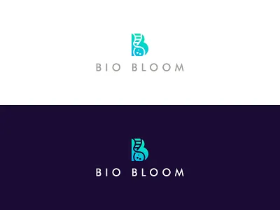 Bio Bloom Logo b logo bio biology biotechnology brand identity branding design dna illustration letter b letter logo letter mark logo logoinspirations modern logo pharma pharmaceutical vector