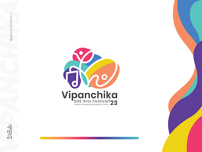 Vipanchika 2023 affinity affinitydesigner alappuzha art art festival brand creative cusat design gokul krishna r graphic design illustration india kerala logo soe vector vipanchika