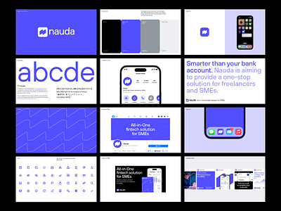 Nauda Guidelines branding color palette design graphicdesign guidelines icons identity logo pattern social media typography ui web webdesign