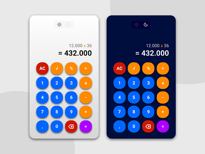 Calculator Design #DailyUI004 app calculator challenge dailyui design interface mobile ui