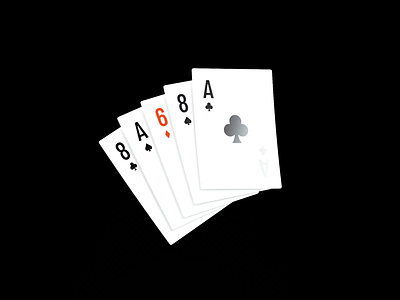 Dead Man's Hand 3d 3d animation ace animated animation blackjack blender blender3d card clubs diamond heart illustration playing card poker spade western
