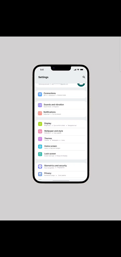 Settings app branding daily ui illustration ui ux