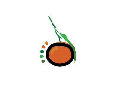 TomangerineMinimalism art black bold graphic design green illustration illustrator logo minimalism minimalist orange